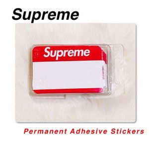 NEW Supreme Permanent Adhesive Stickers - 100 Pack